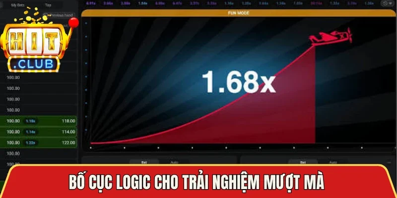 Bố cục logic cho trải nghiệm mượt mà