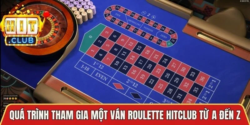Quá trình tham gia một ván Roulette Hitclub từ A đến Z